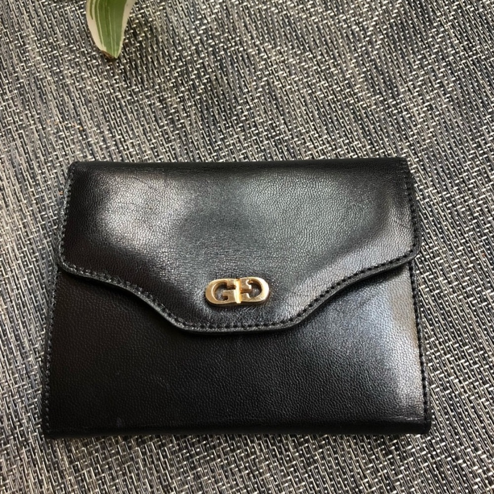 Vintage Gucci Mexico Leather Wallet Detachable Change Purse